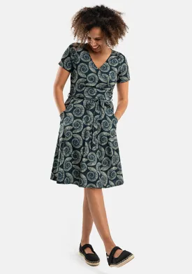 Claudia Fossil Print Dress