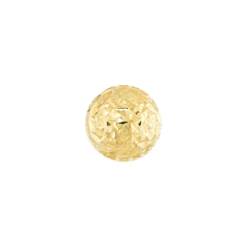 14k Textured Ball Stud Earrings