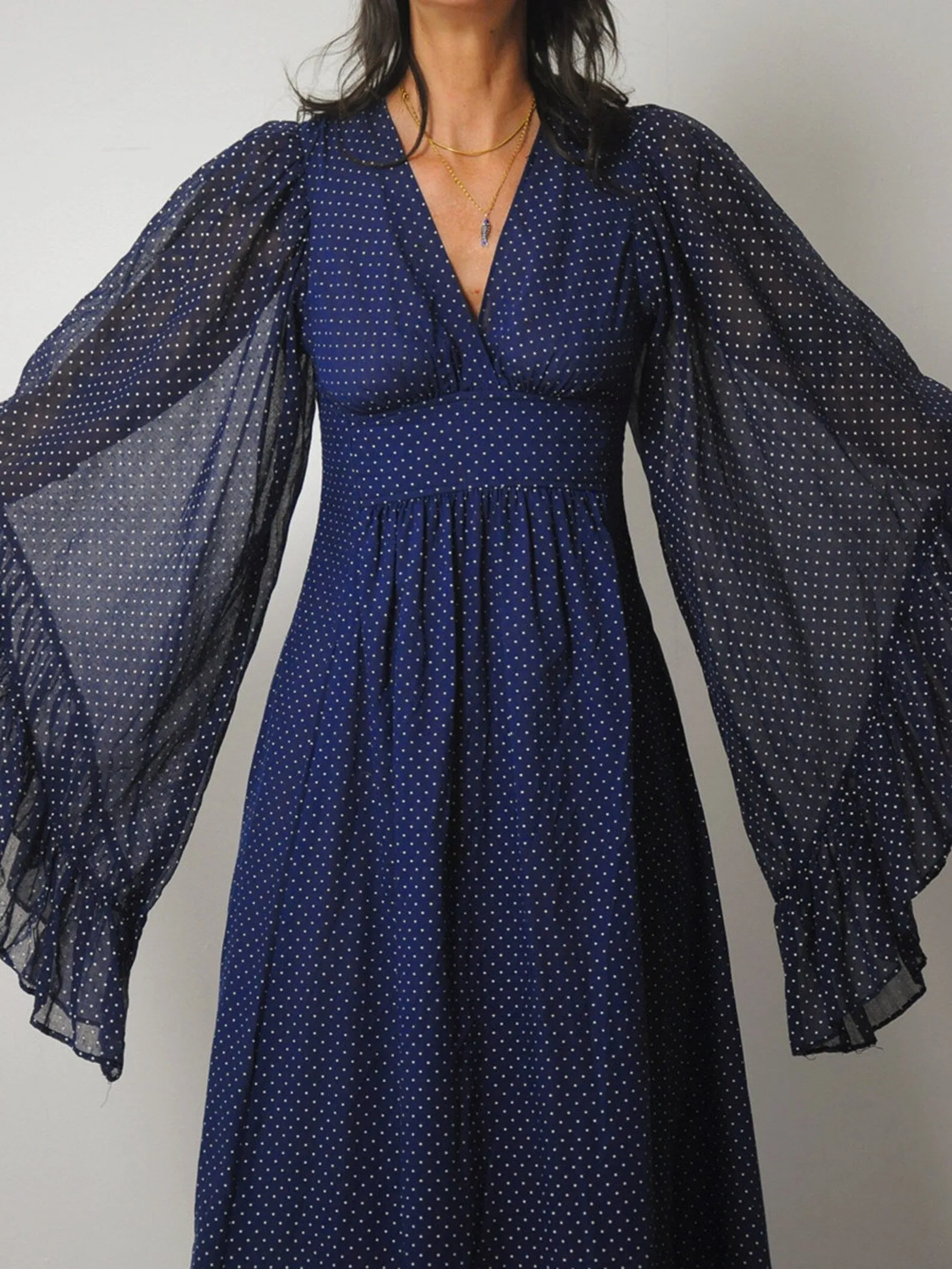 1970's Belinda Polka Dot Dress