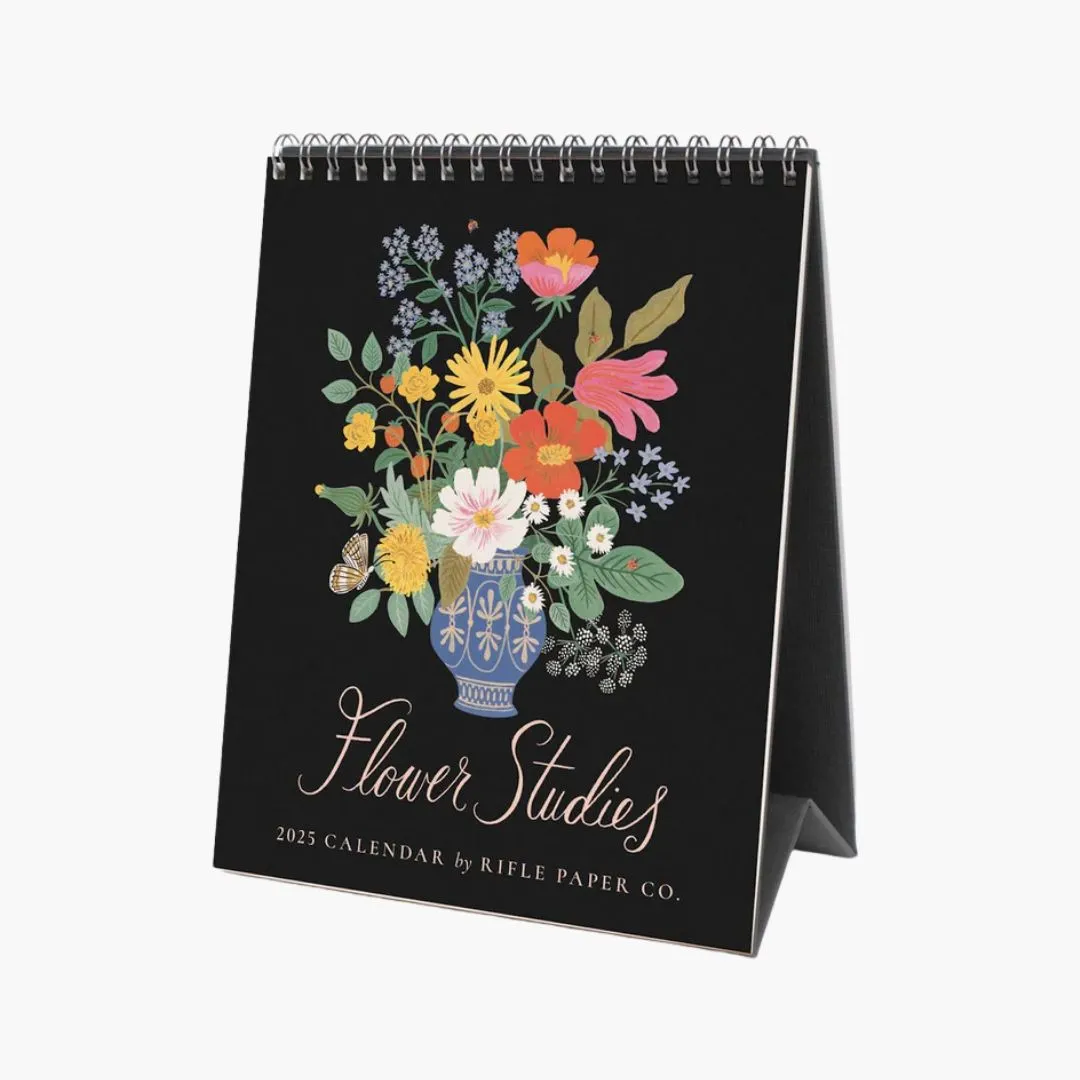 2025 Flower Studies Desk Calendar