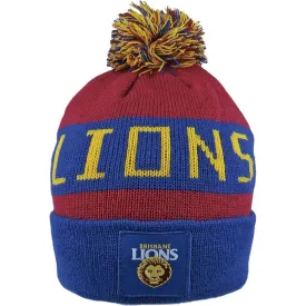 AFL Brisbane Lions Bar Beanie