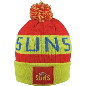 AFL Gold Coast Suns Bar Beanie