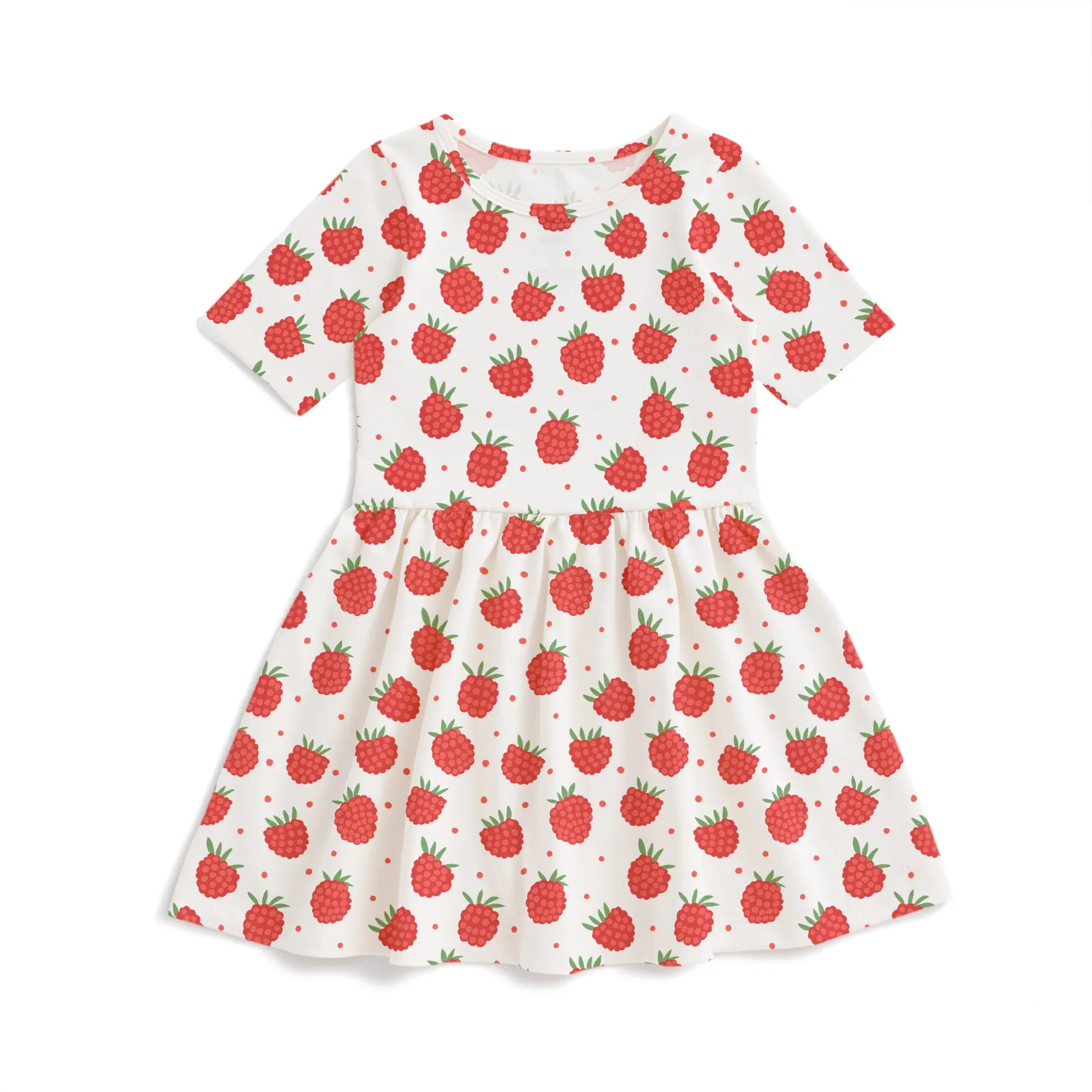 Alberta Dress - Raspberries Natural