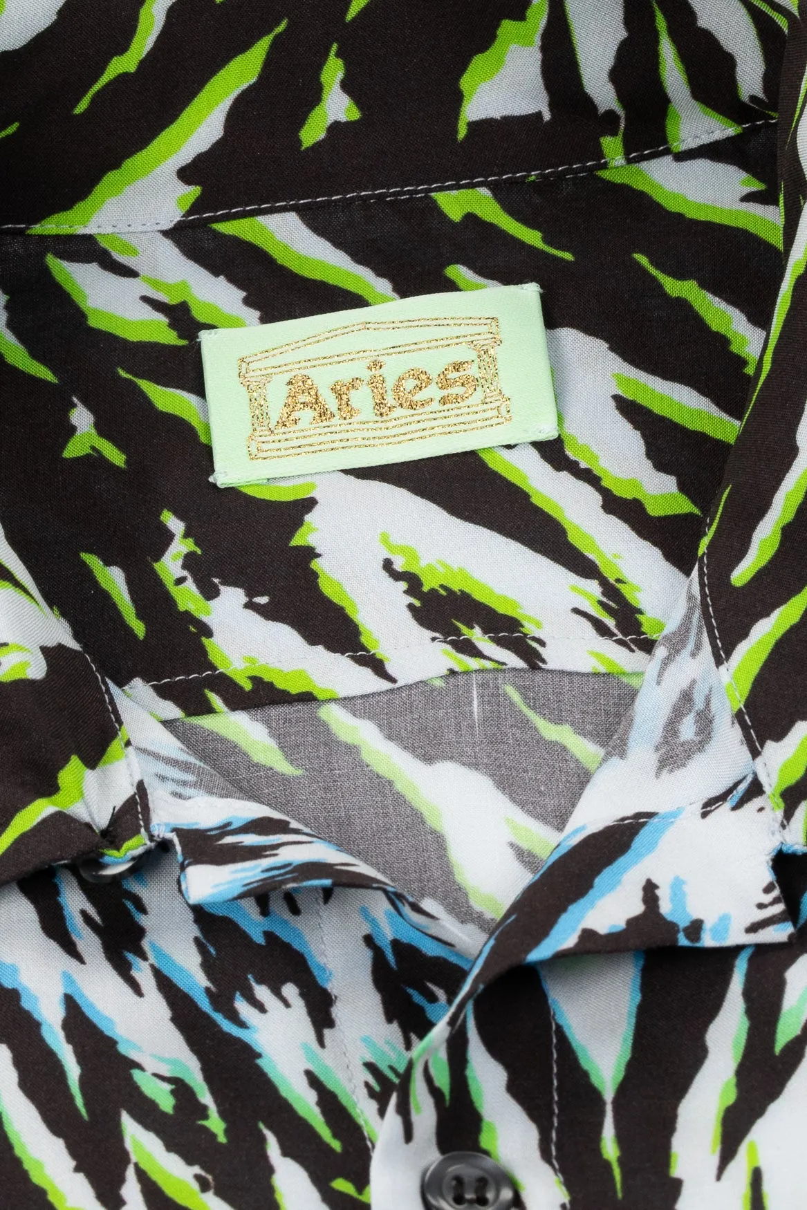 Animal Hawaiian Shirt Blue/Green