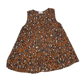 ANIMAL PRINT ADRIENNE VITTADINI BLOUSE SLEEVELESS, Size M