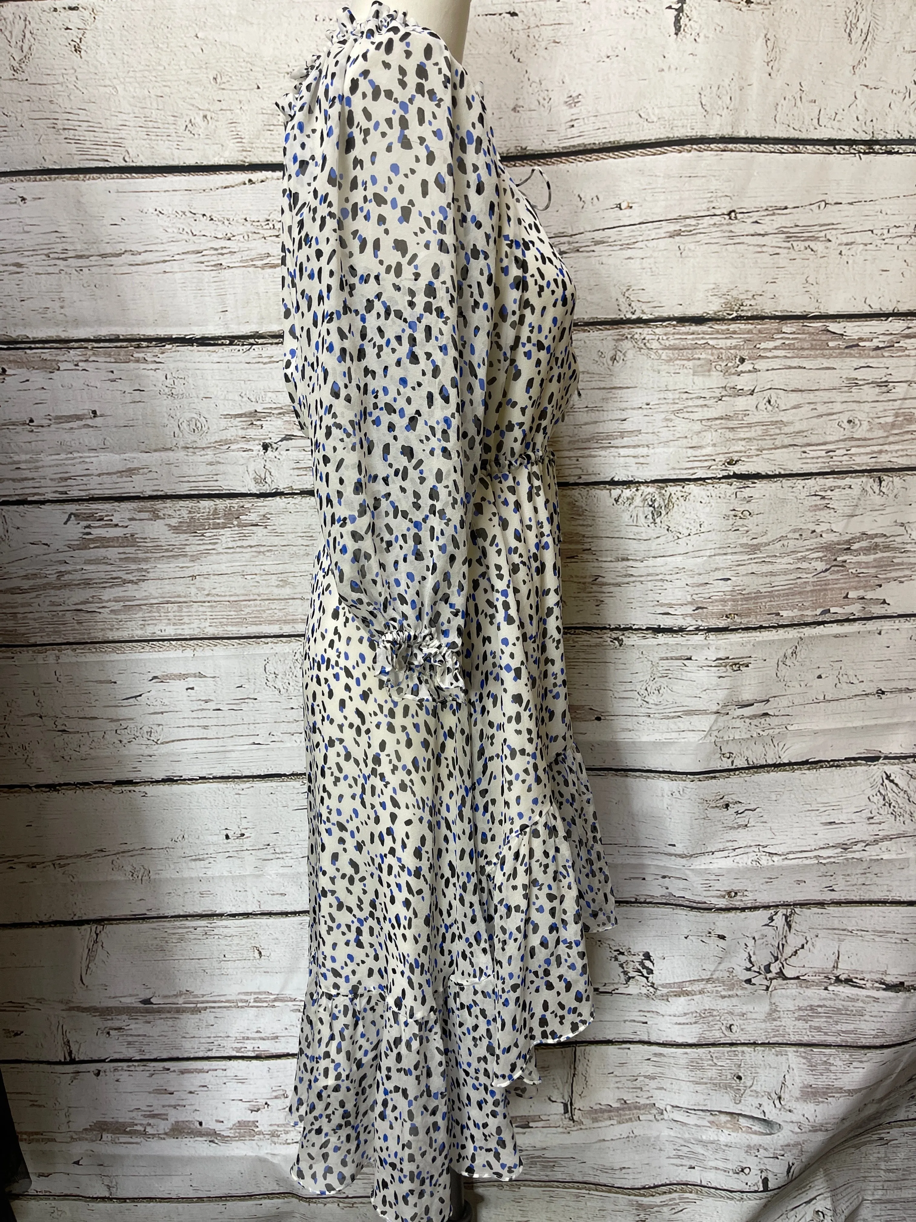 Animal Print Dress Designer Diane Von Furstenberg, Size Xs