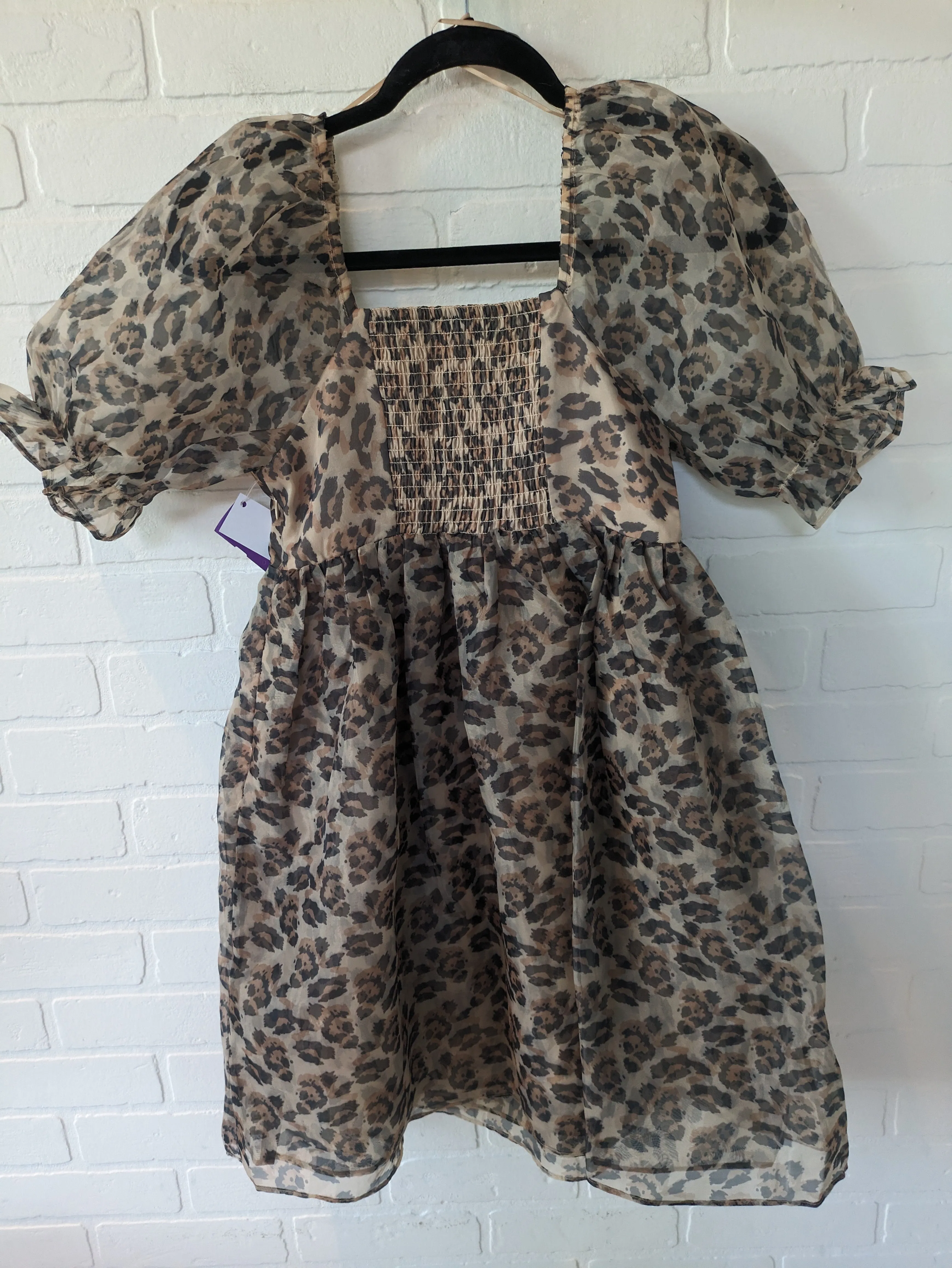 Animal Print Dress Party Short Endless Rose, Size Xs