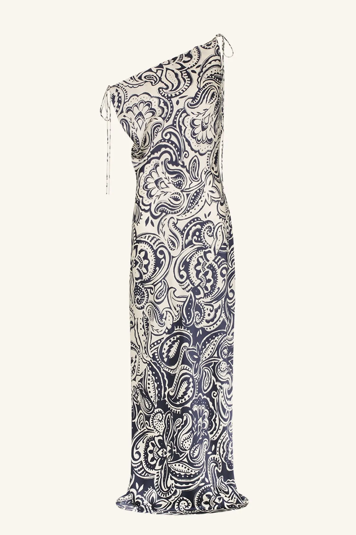 ANTHEA SILK TIE MAXI DRESS