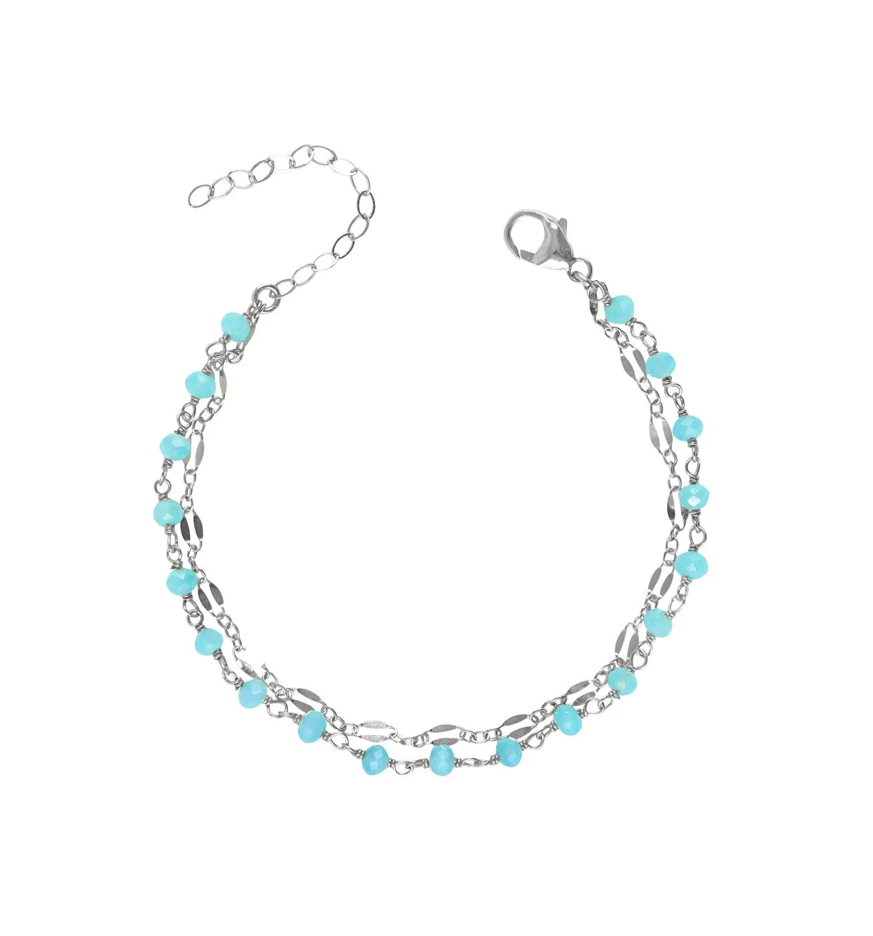 Ashlyn Bracelet - Blue Chalcedony