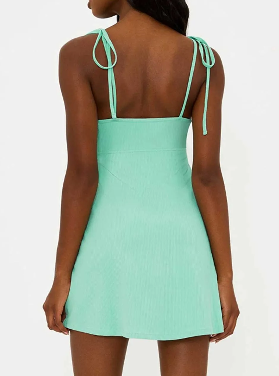 Beach Riot Women's Liberty Tennis Mini Dress - Jade Sky Light Green