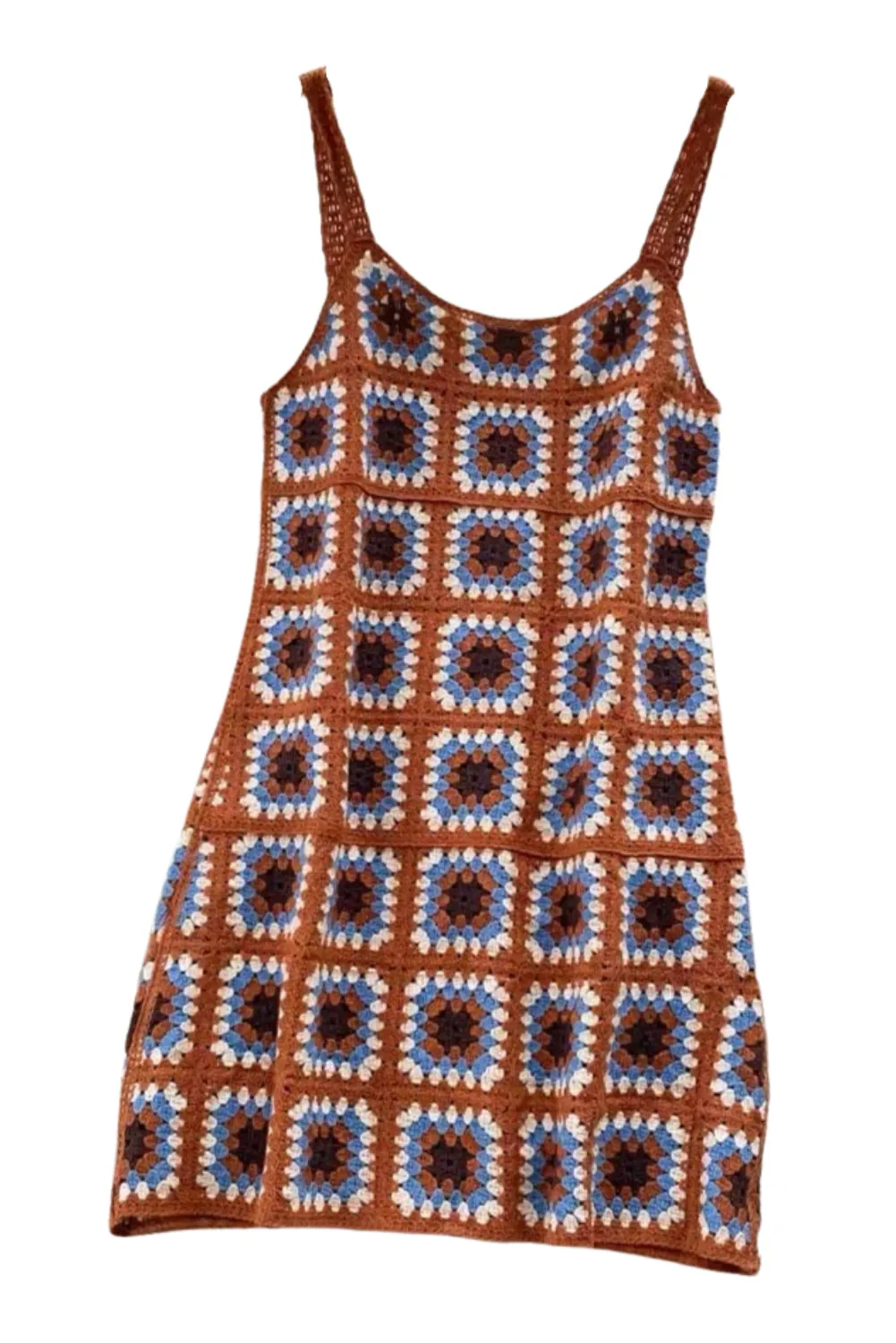 'Beatrice' Hand knitted Crochet Dress (6 Colors)