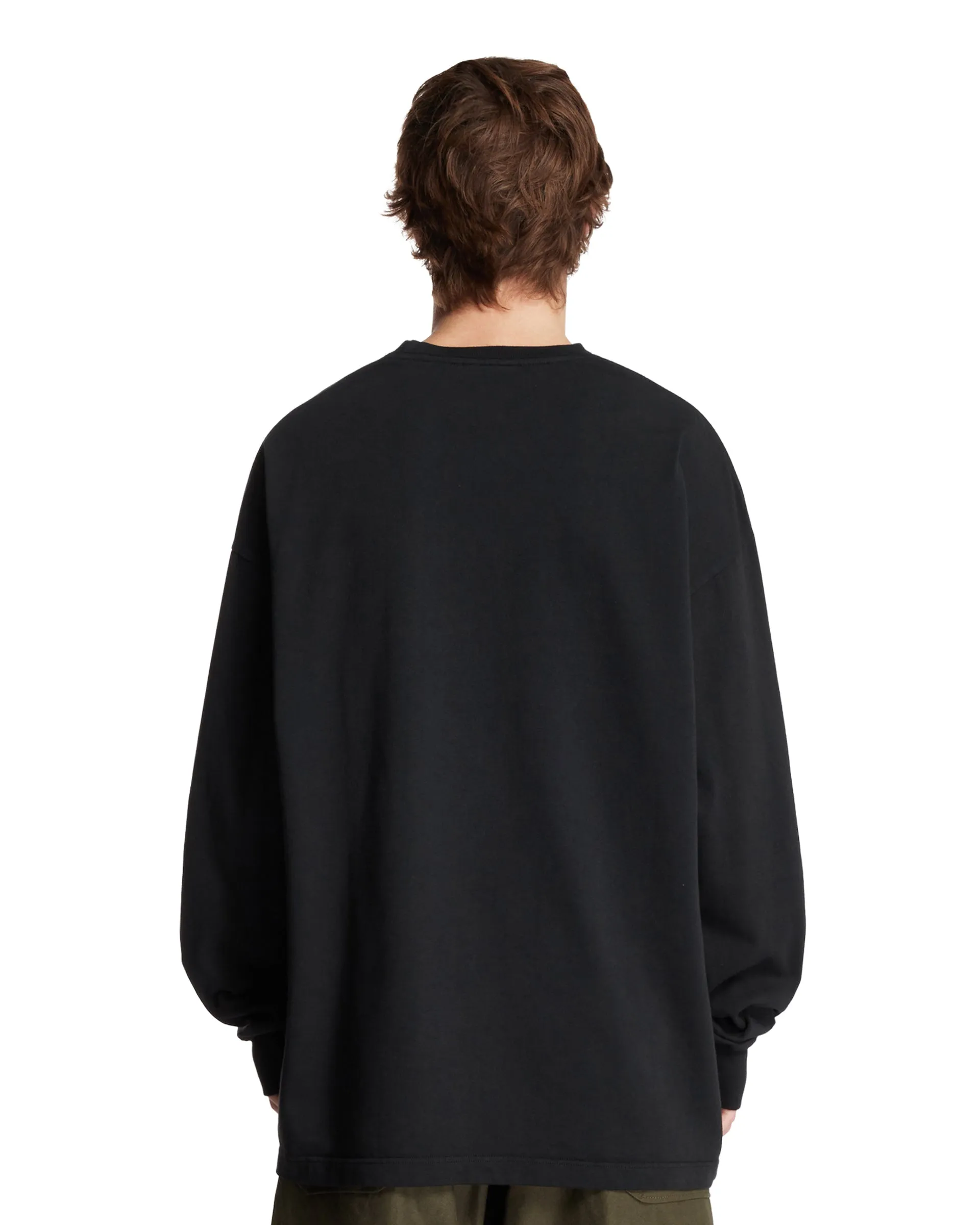 Black Cotton F  T-shirt