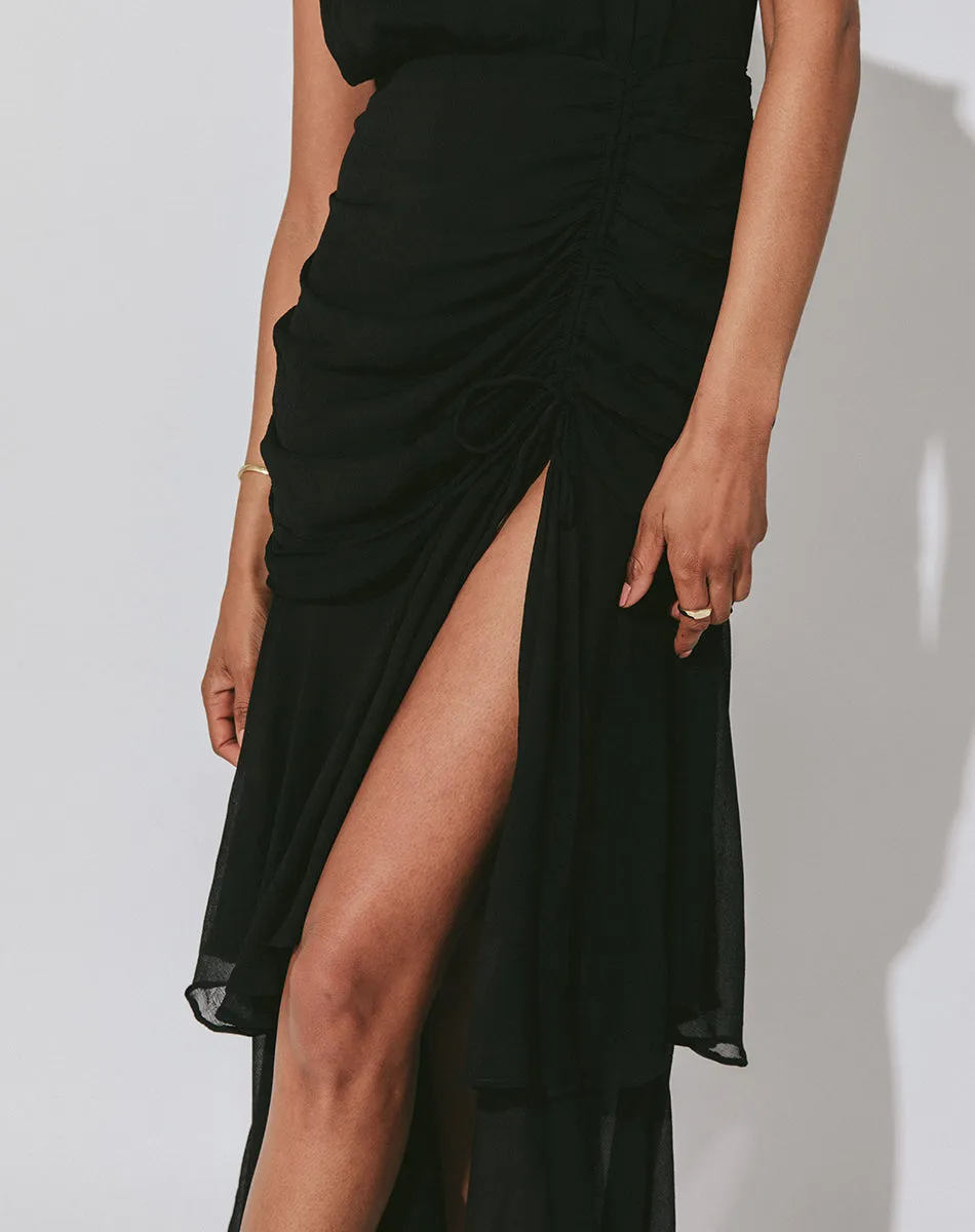 Cecilia Ankle Dress | Black