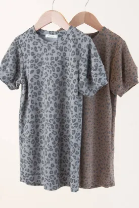 Cheetah Print Kids Dress