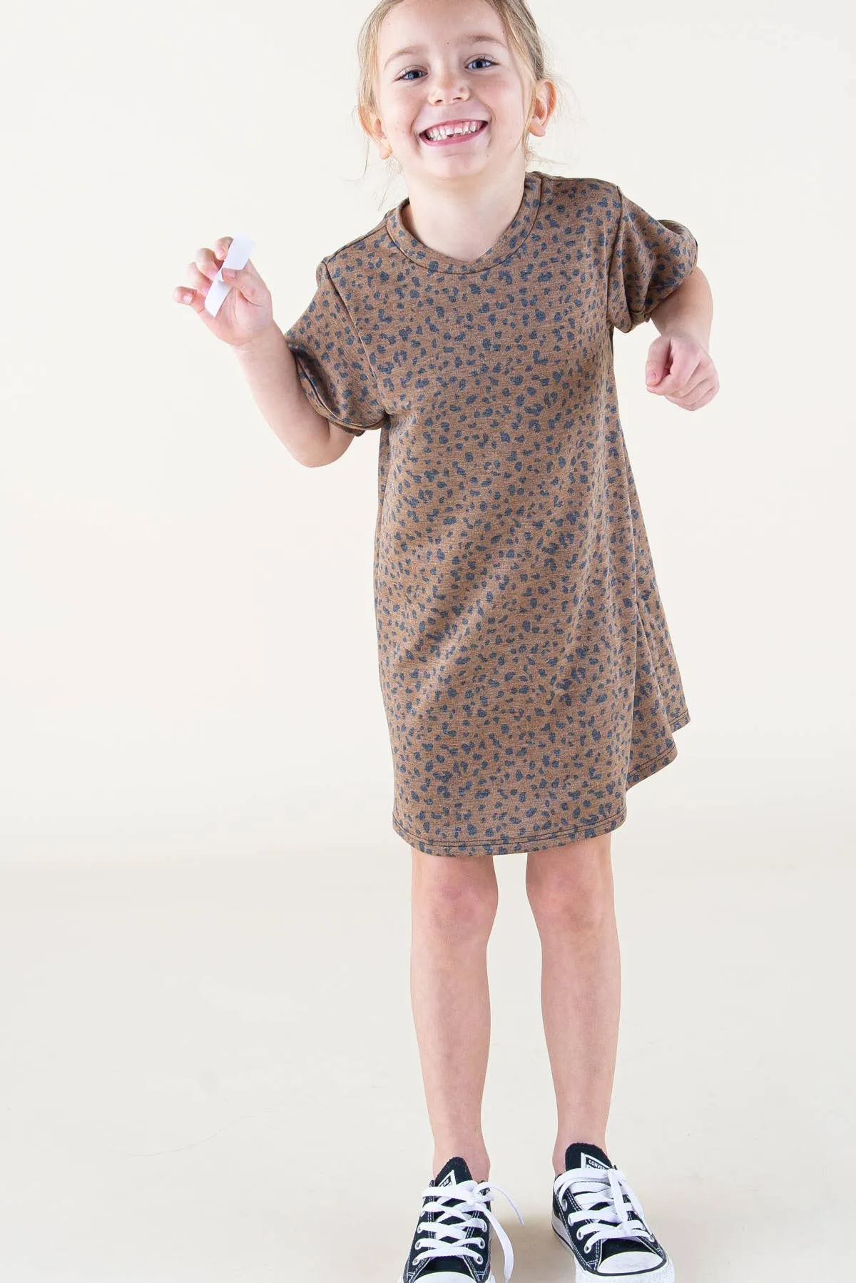 Cheetah Print Kids Dress