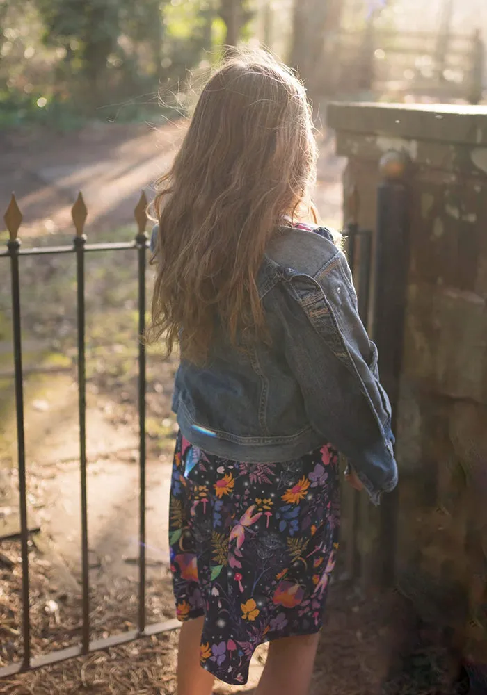 Children's Magical Moth Print Dress (Orlando)