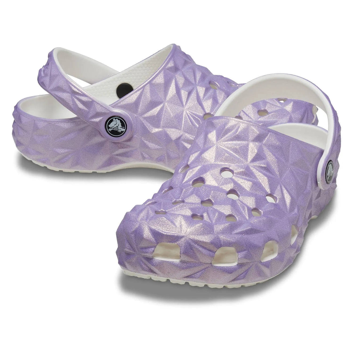 Classic Iridescent Geometric Clog Kids (Age 5 )