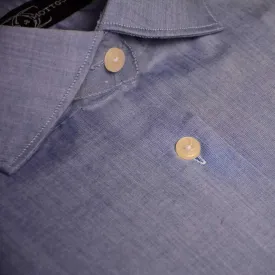 Dress Shirt Mid Blue Chambray