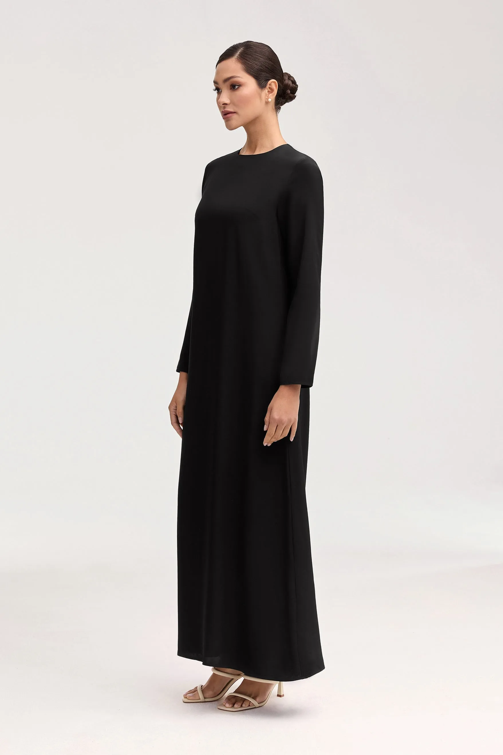 Estee Viscose Maxi Dress - Black