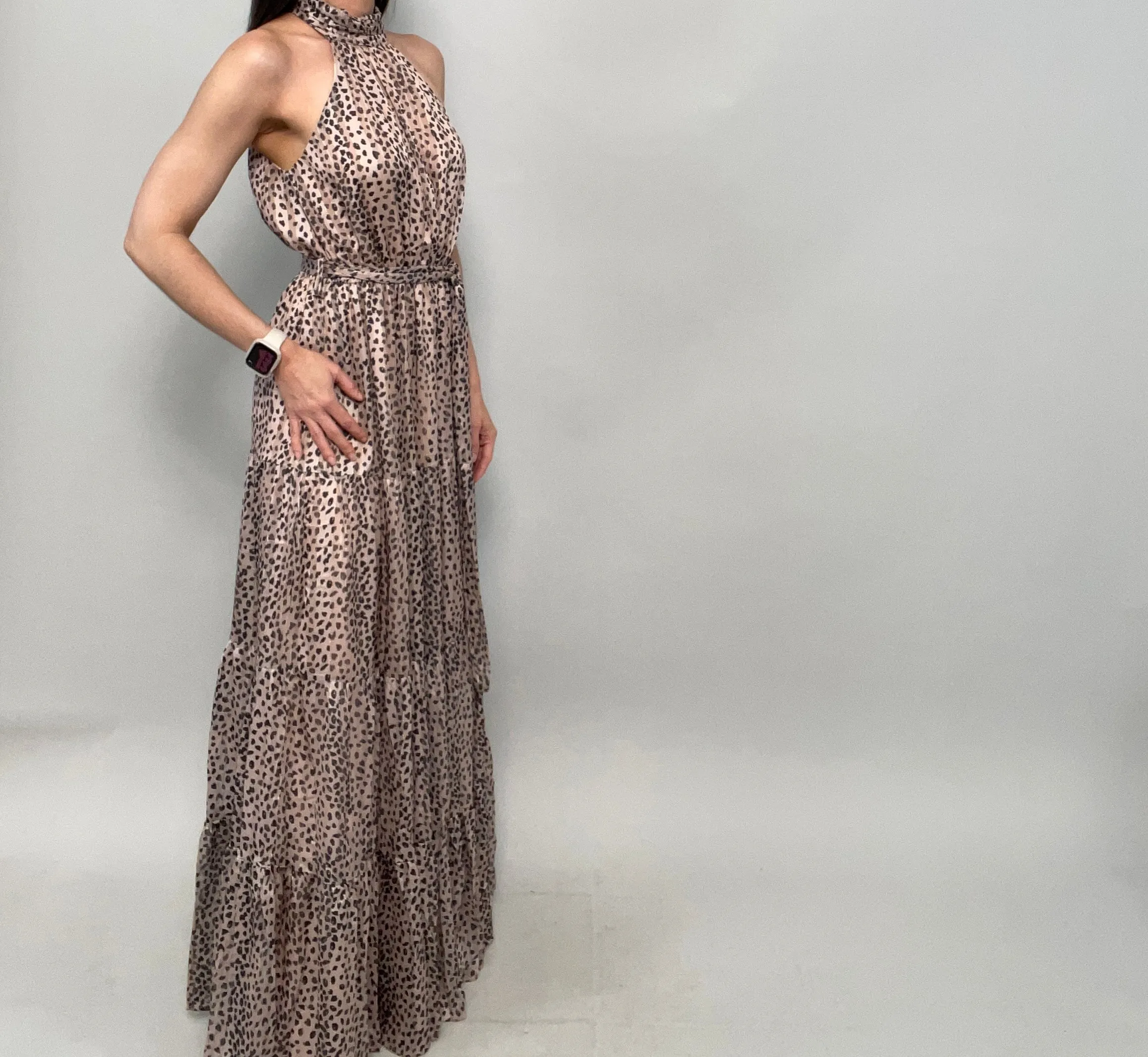 Eunice Animal Print Maxi Dress