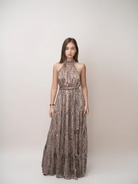 Eunice Animal Print Maxi Dress