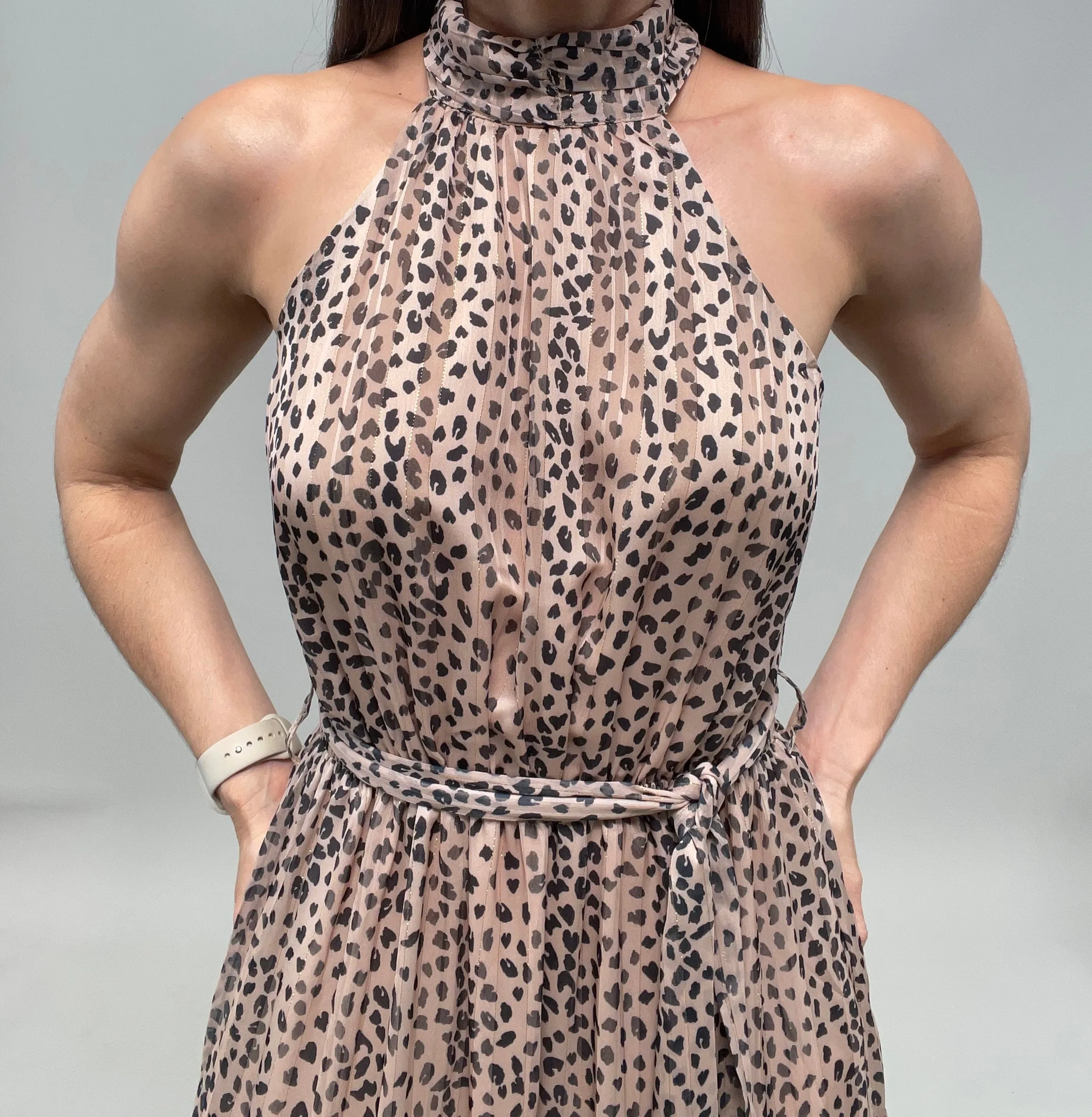 Eunice Animal Print Maxi Dress