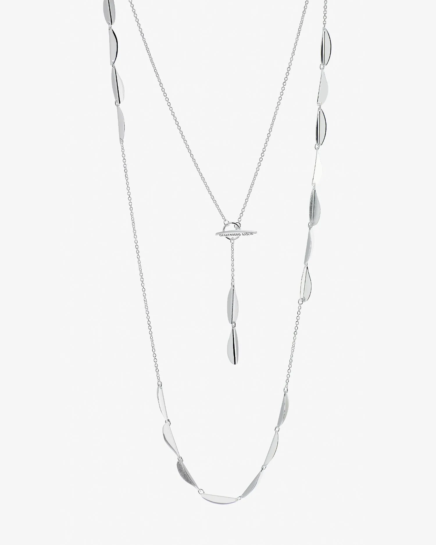 Evening necklace silver