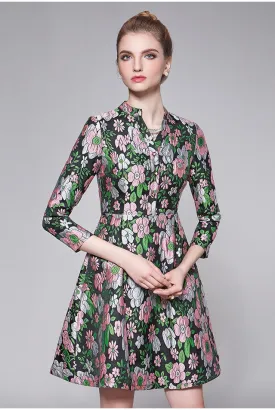 Floral A-Line Dress