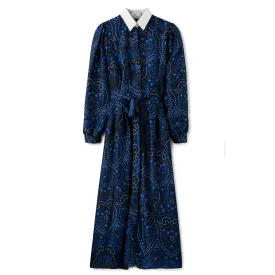 Inspired Shirt Dress In: Blue