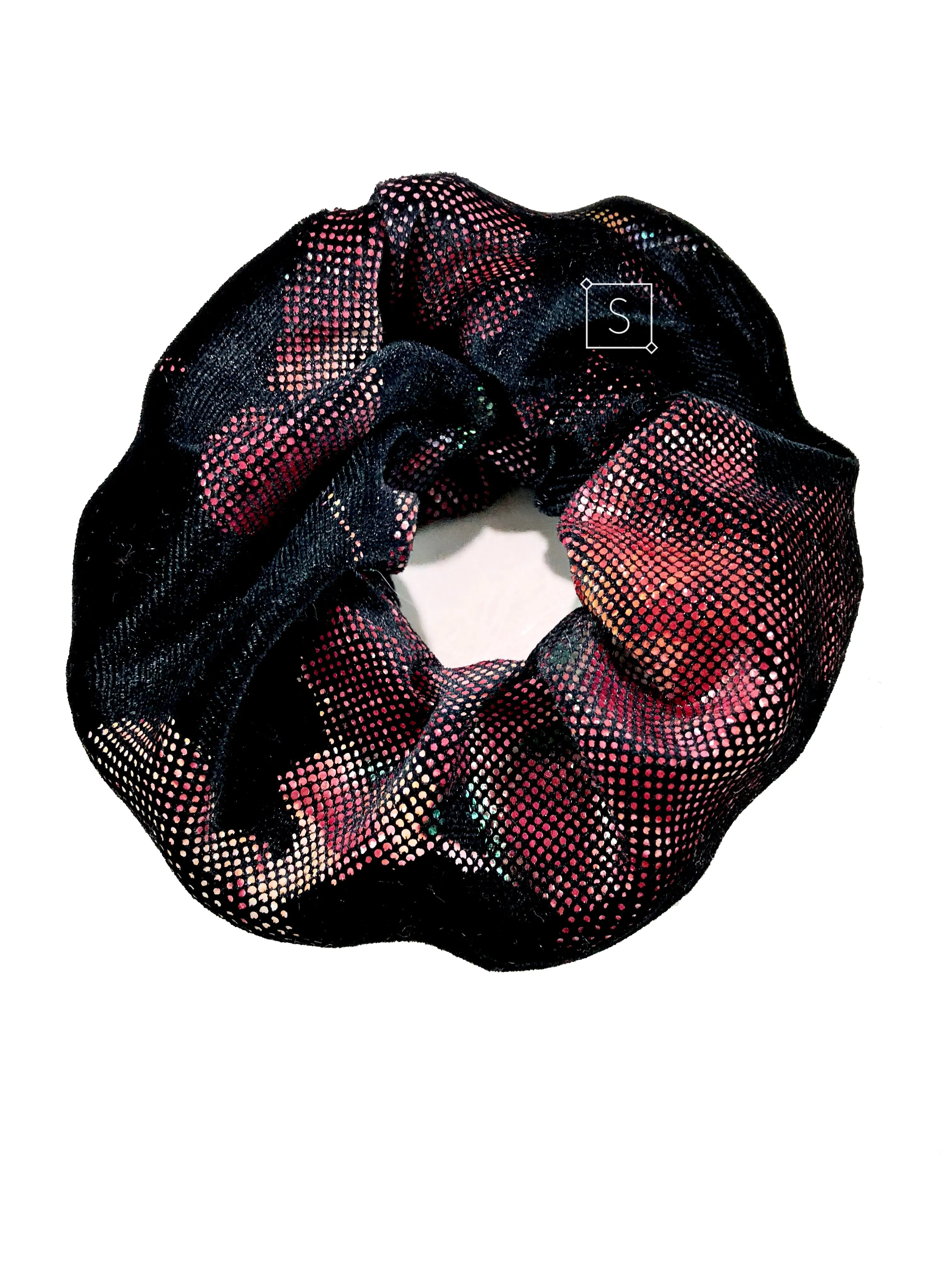 Iridescent Florals Scrunchie