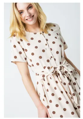 Kendal Polka Dot Midi Dress