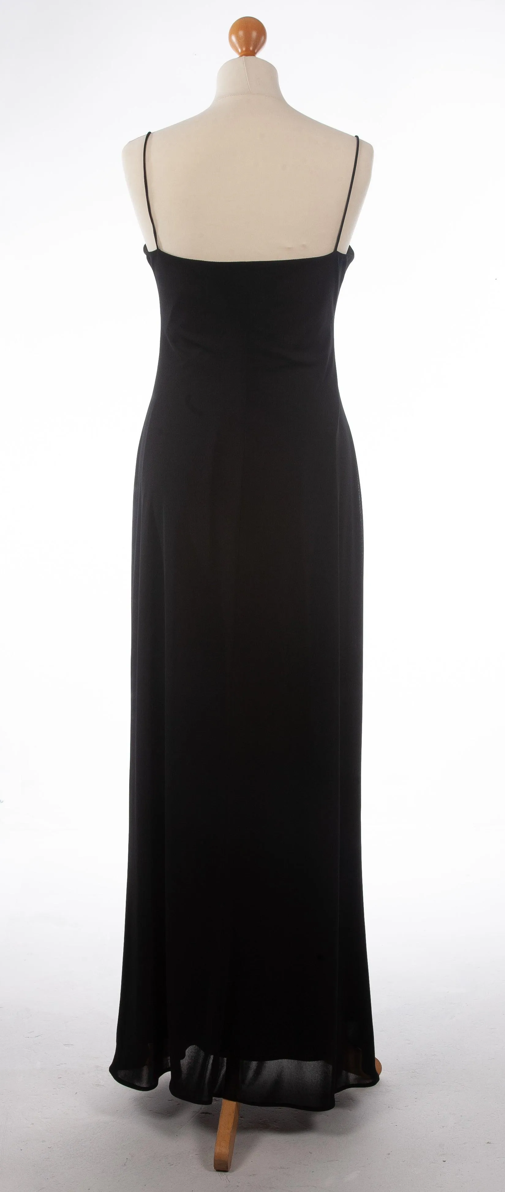 Laundry by Shelli Segal Black Evening Gown Size 8