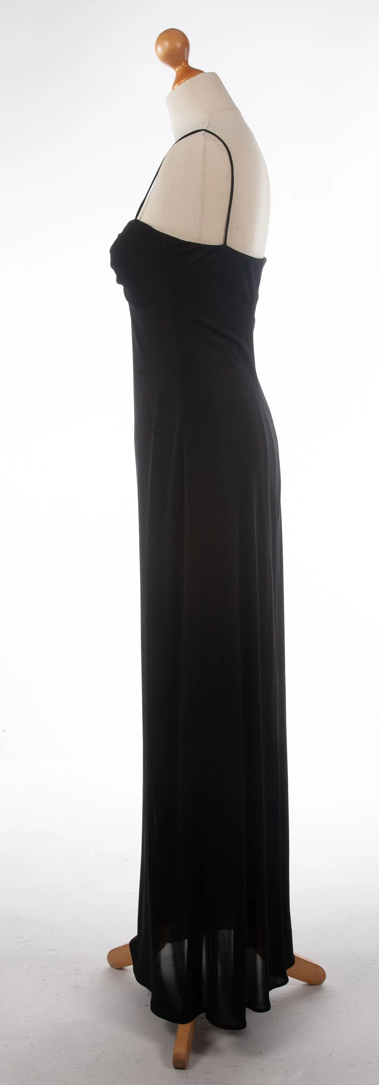 Laundry by Shelli Segal Black Evening Gown Size 8