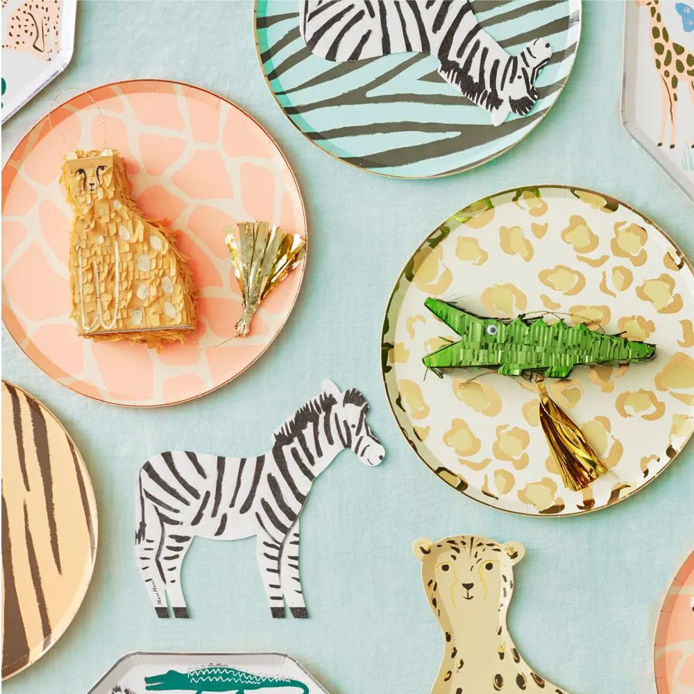 Meri Meri Safari Animal Print Dinner Plates (set of 8)