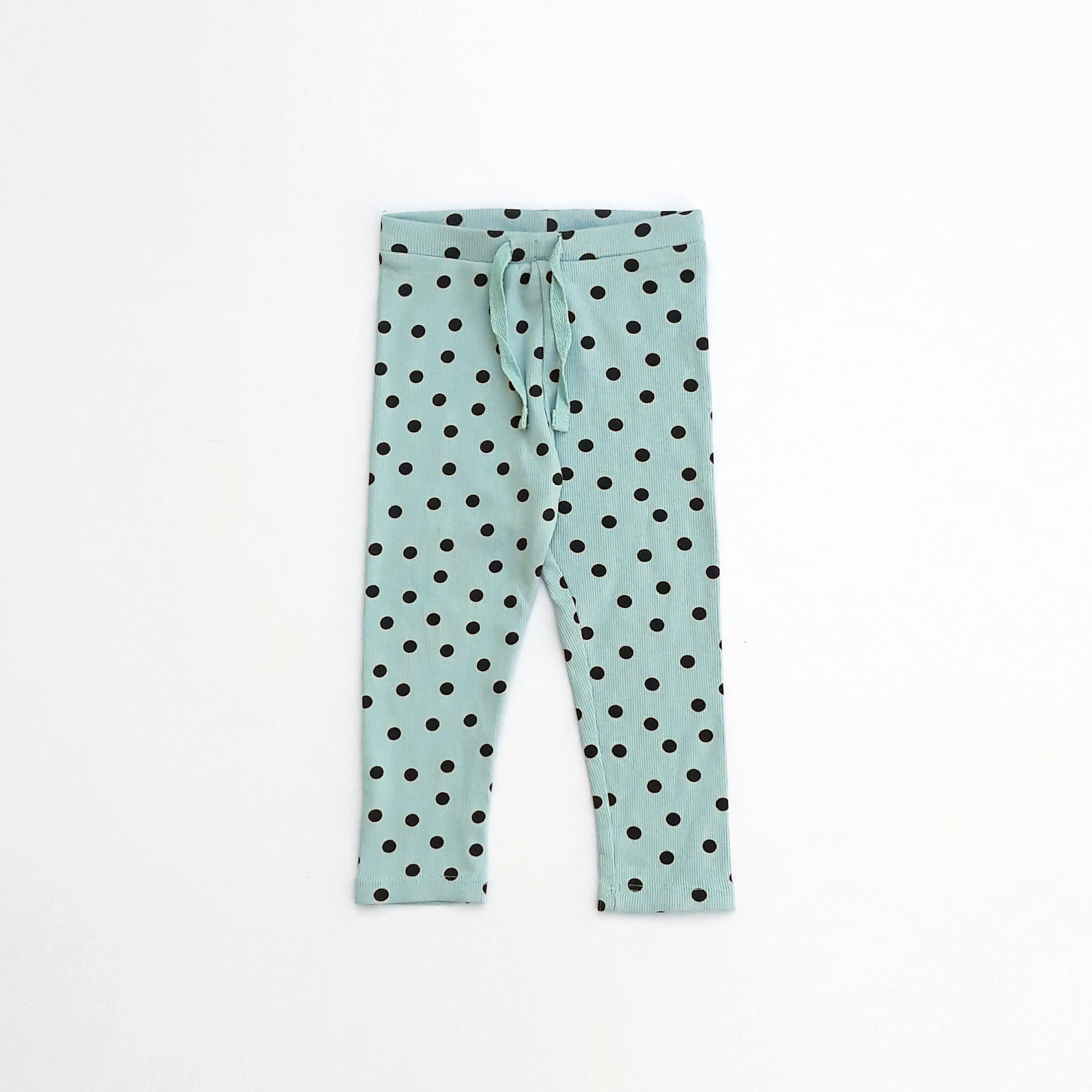 NX - Girls 'Sea Green' Polka Dot Printed Tights NX313