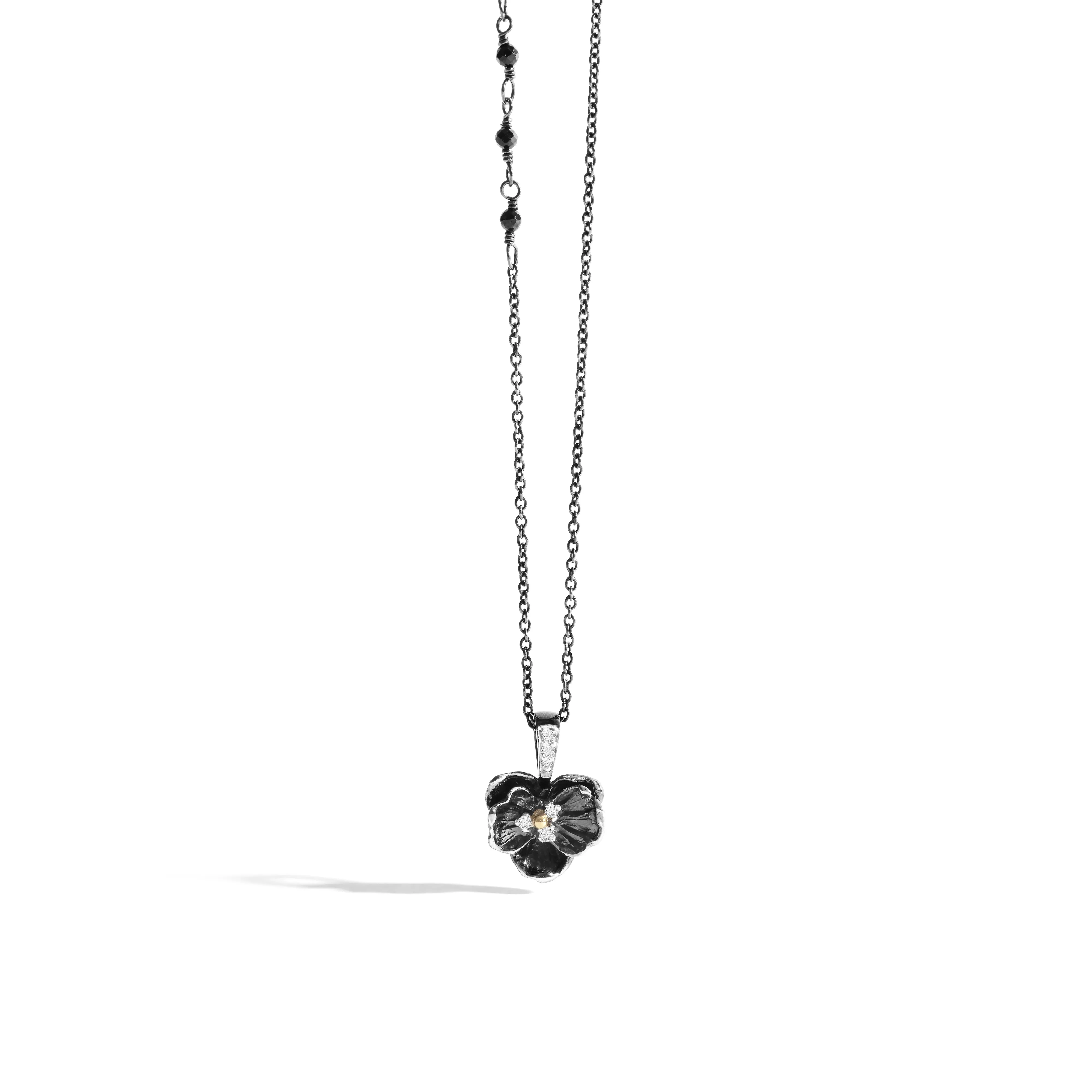 Orchid 11mm Necklace with Diamonds