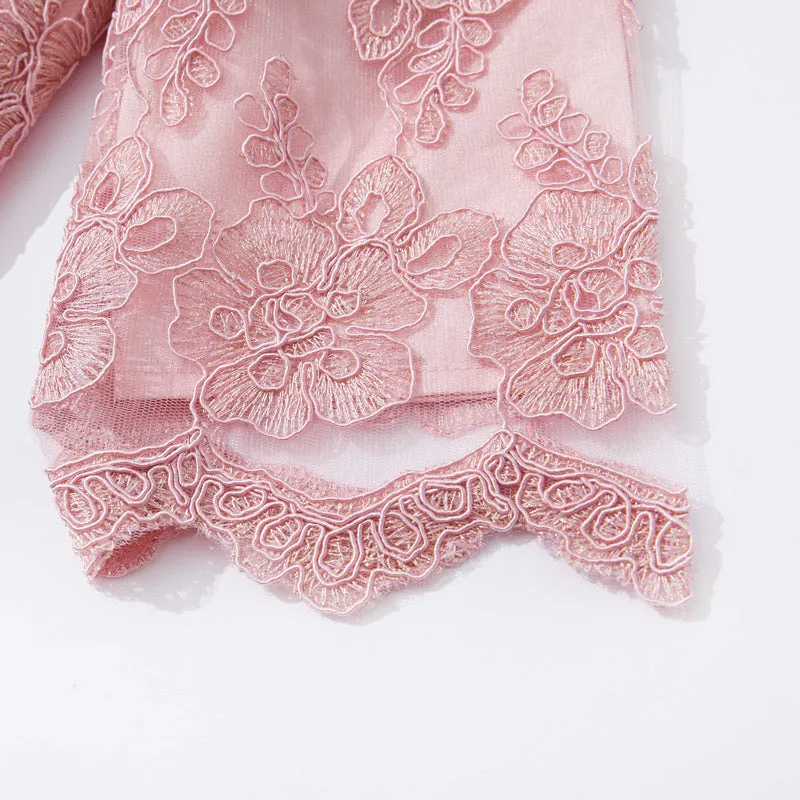 Pink Lace Dress