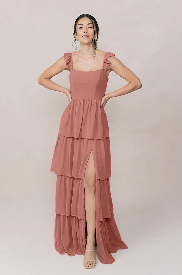 Poppy Chiffon Dress | Made To Order