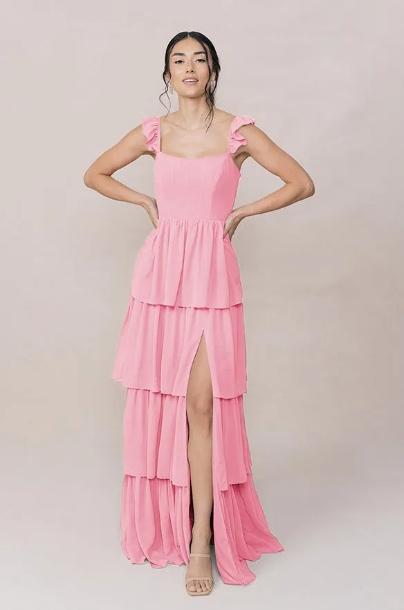 Poppy Chiffon Dress | Made To Order