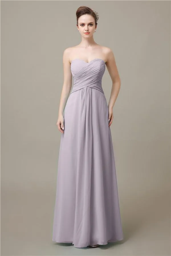 Pretty Sweetheart A-line Floor-Length Bridesmaid Dresses