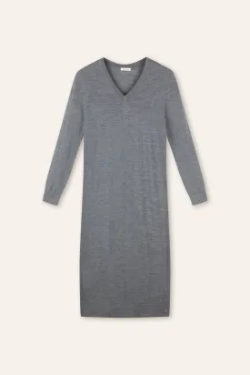 REGAL long knit-dress (Dark grey)