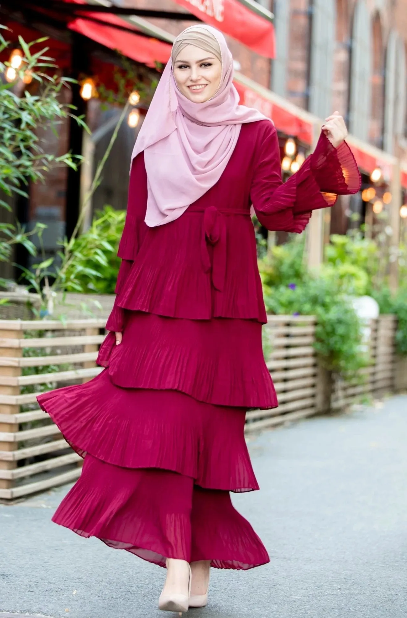 Ruby Rose Ruffle Sleeve Maxi Dress-CLEARANCE