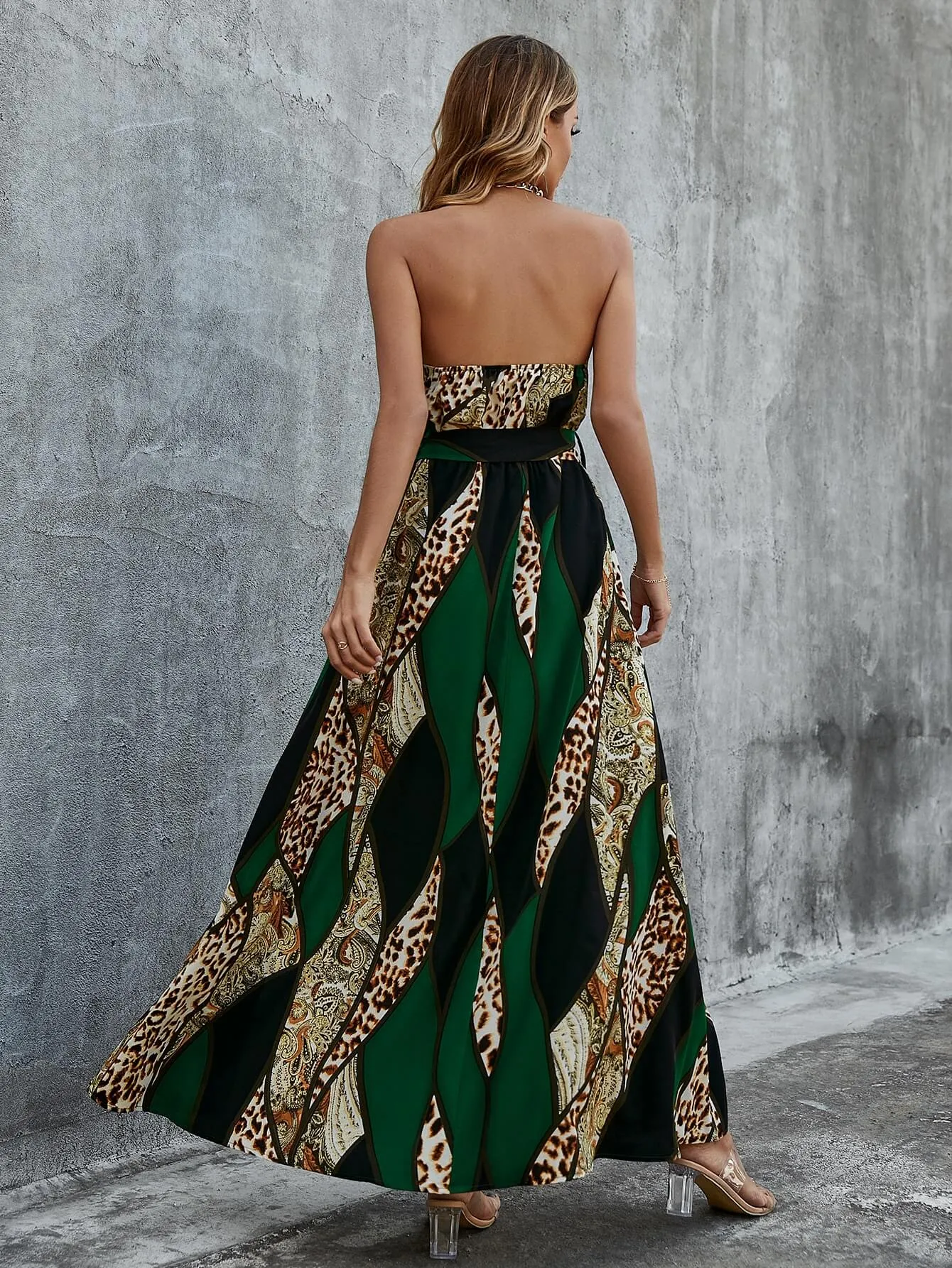 Sharon Green Summer Maxi Dress