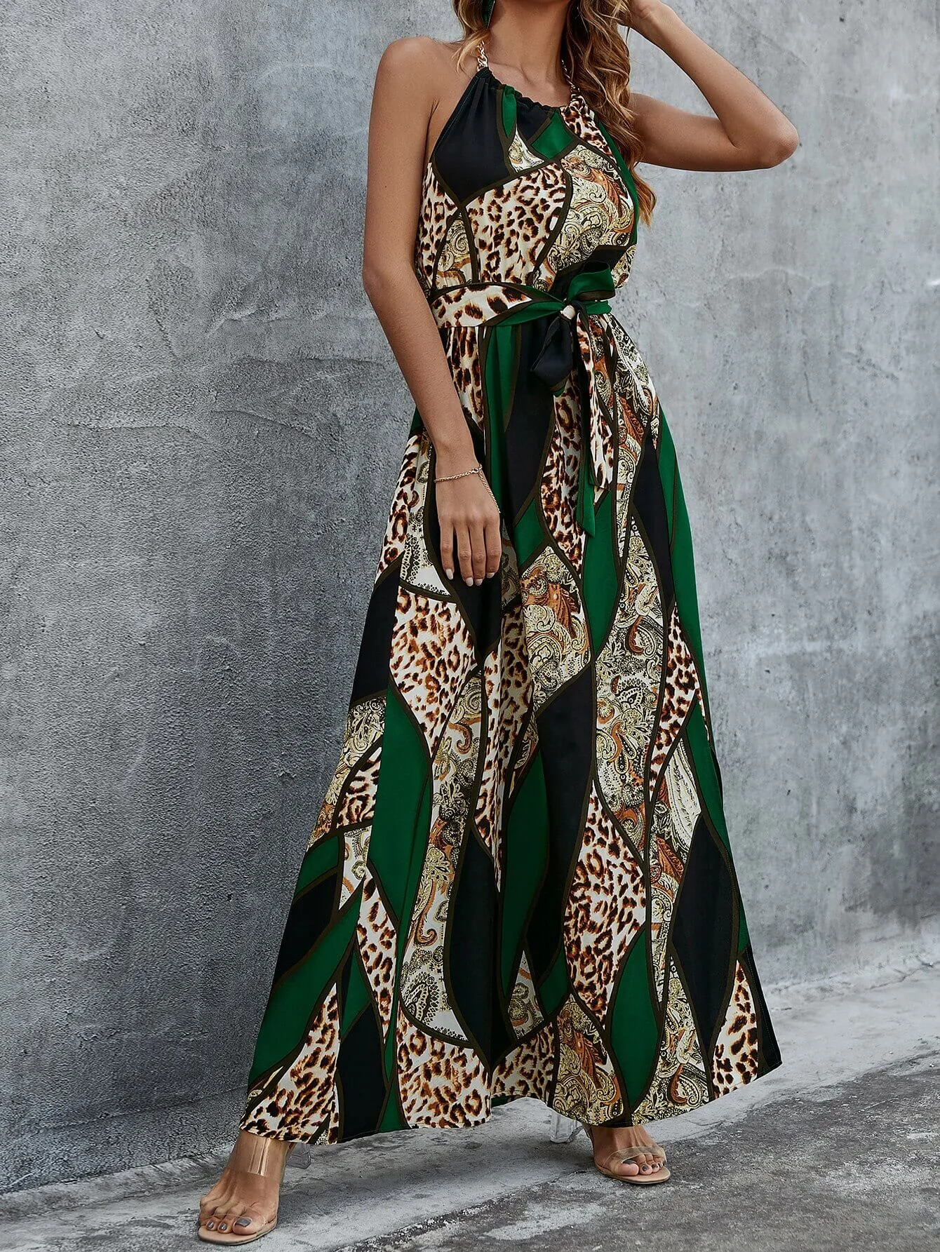 Sharon Green Summer Maxi Dress