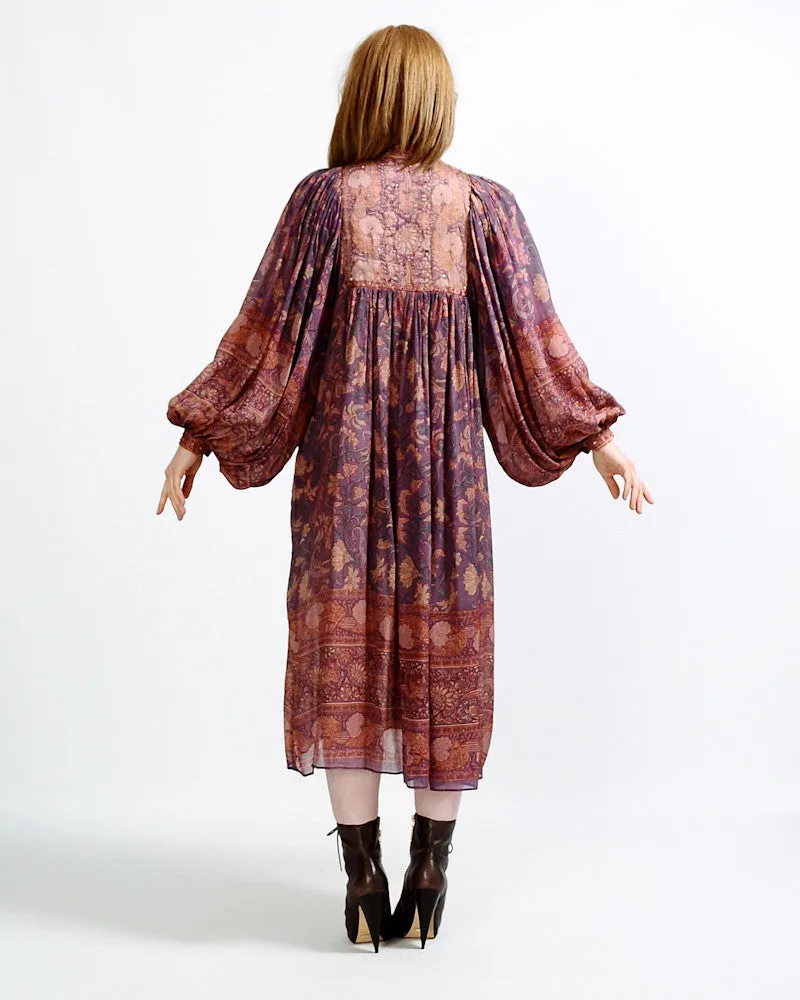 Silk 70s Judith Ann India Dress