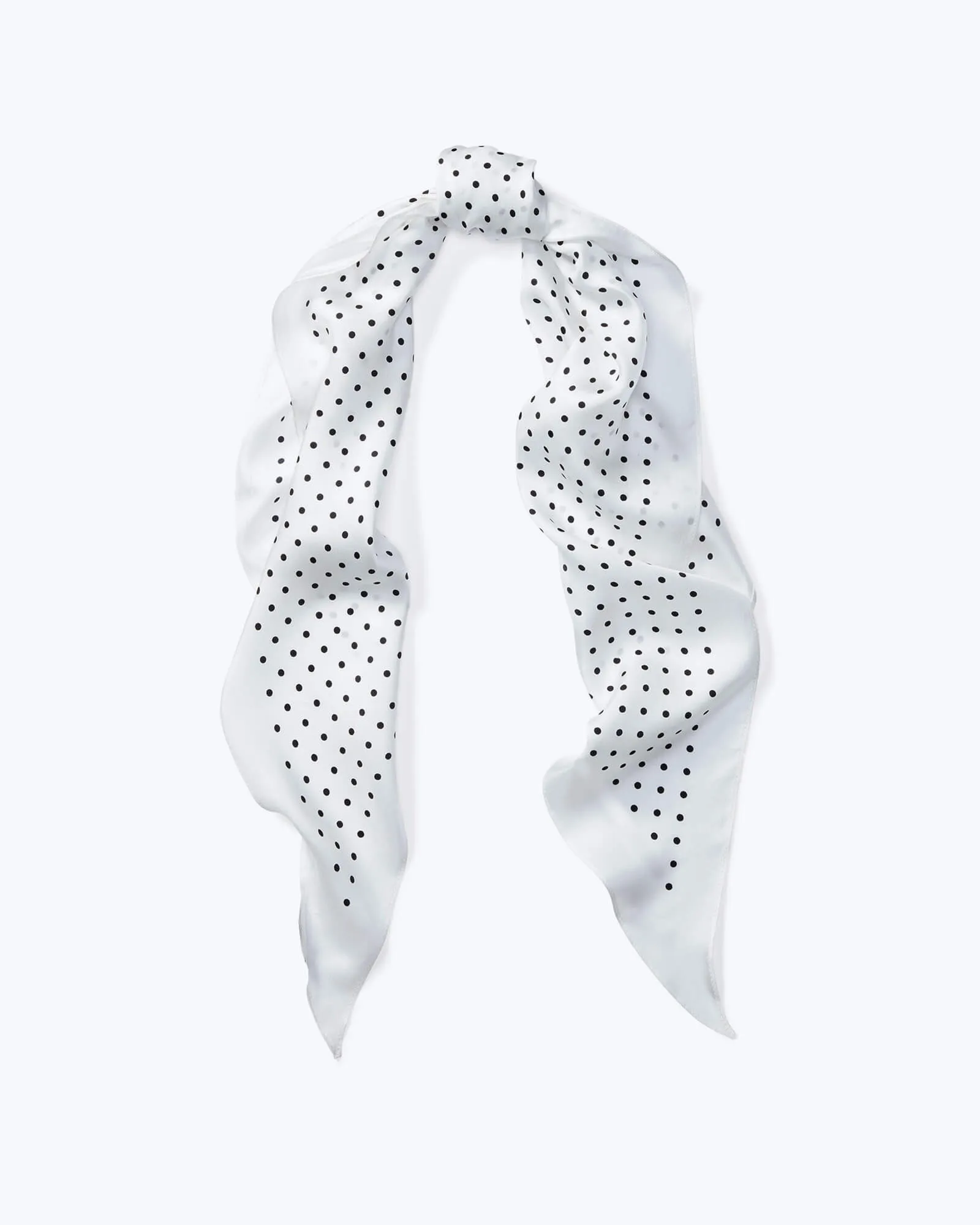 Silk Polka-Dot Scarf