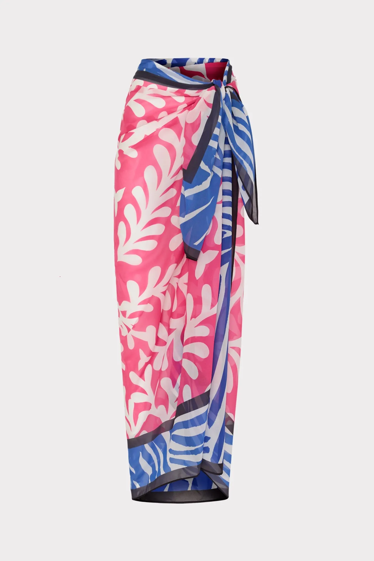 Stylish Zebra Print Spanish Vine Sarong