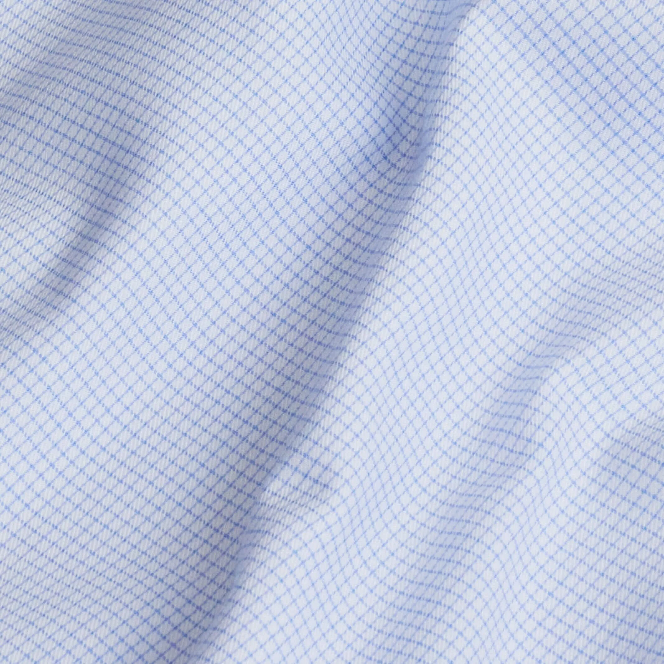 The Light Blue Albini Otten Check Custom Shirt